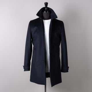 Tiger of Sweden Navy Carred Wool Trenchcoat 2