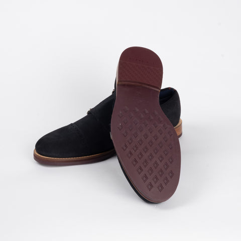 Clippt Blue Monk Strap Shoes - Mr. Derk Apparel Ltd.