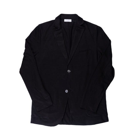 Gran Sasso Black Linen Blazer 1
