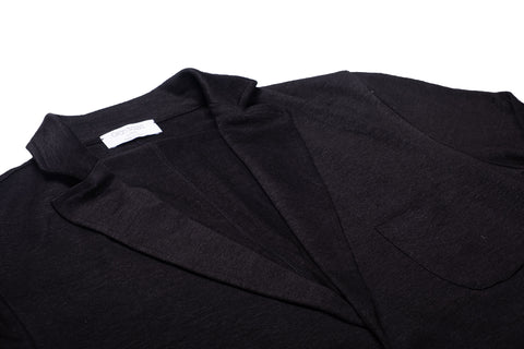 Gran Sasso Black Linen Blazer 4