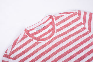 Gran Sasso Red Stripe Cotton Tee Shirt 4