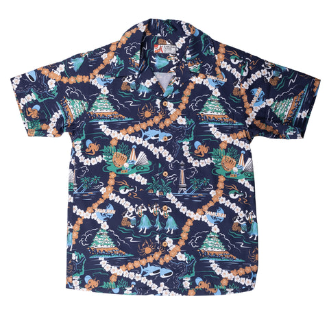 Samurai Jean Multi Floral Hawaiian Shirt 1