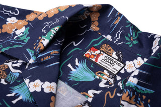 Samurai Jean Multi Floral Hawaiian Shirt 5