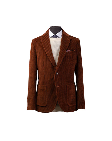 Circolo Brown Corduroy Blazer 1