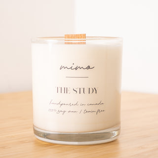 Mimo The Study Woodwick Candle 1