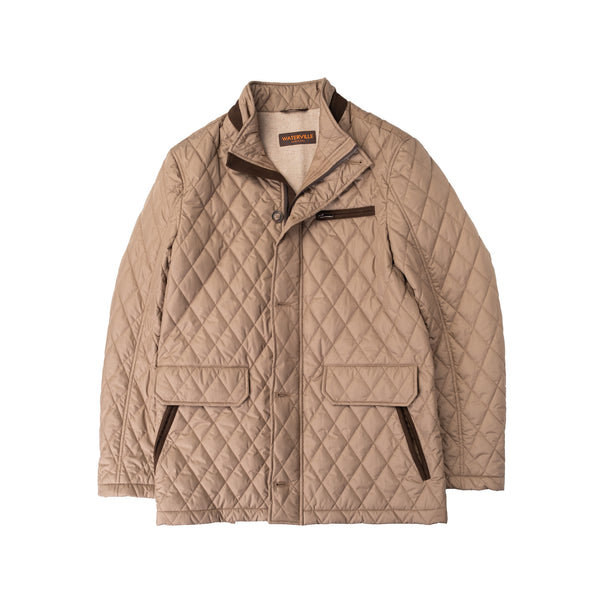Tan Quilted Hunting Jacket