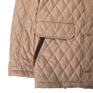 Waterville Tan Quilted Hunting Jacket 3