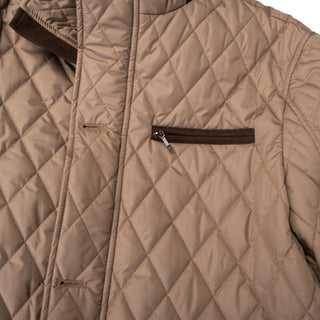 Waterville Tan Quilted Hunting Jacket 5