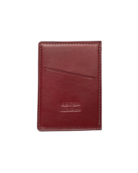 Artem Artem Leather Flat Card Holder 1