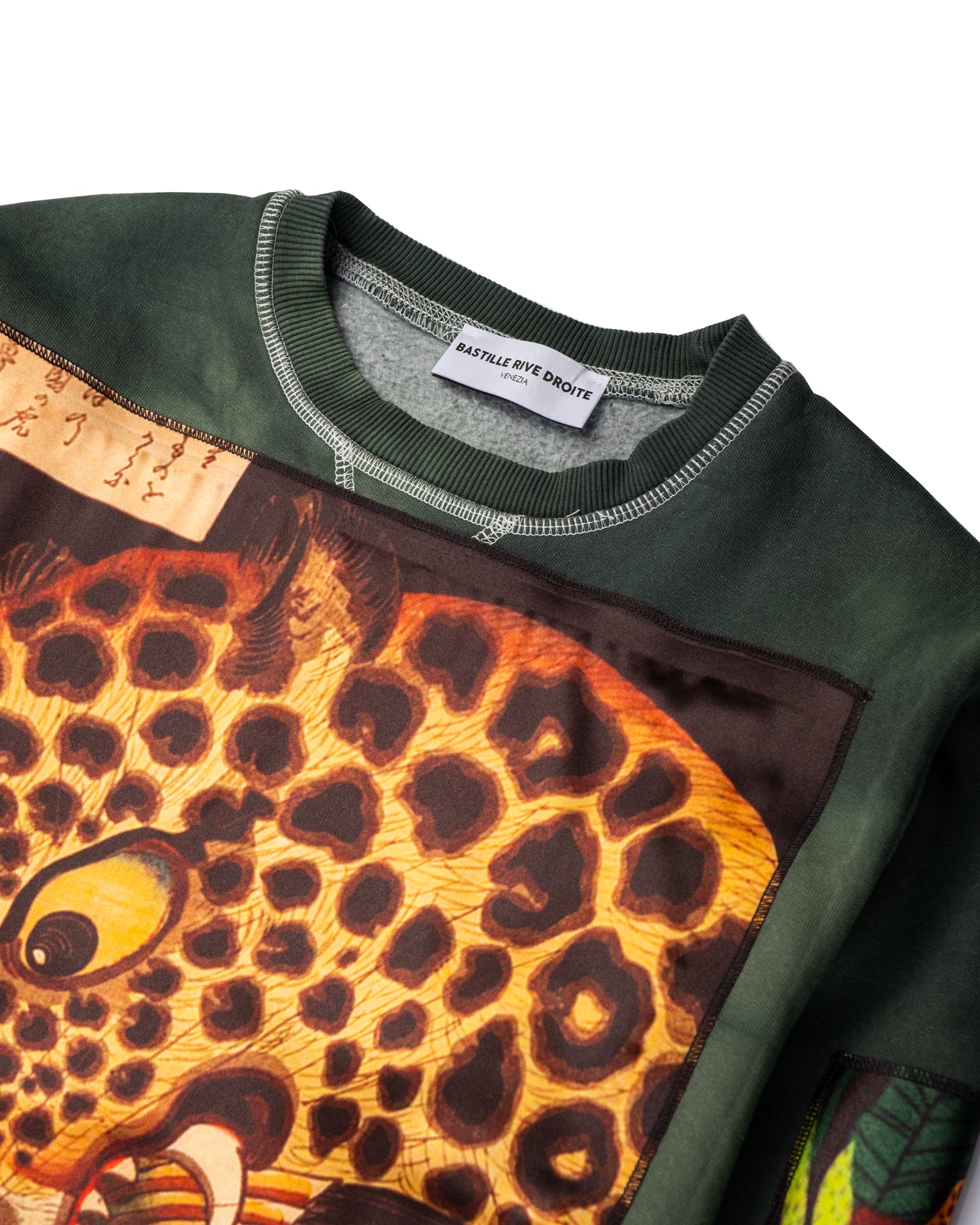 Bastille Kuniyoshi Leopard Sweat Shirt LG