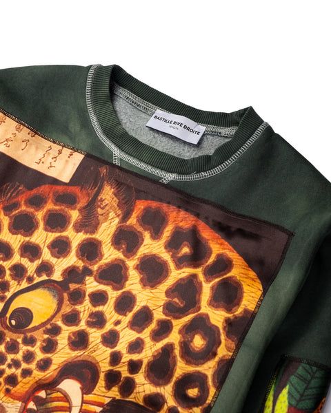 Bastille Bastille Kuniyoshi Leopard Sweat Shirt 2