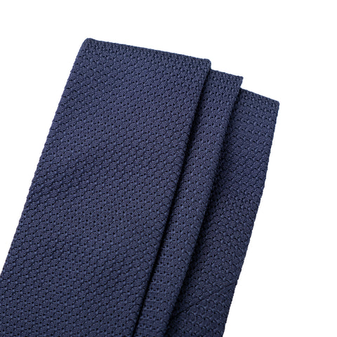 Drake's Navy Grenedine Handrolled Tie 2