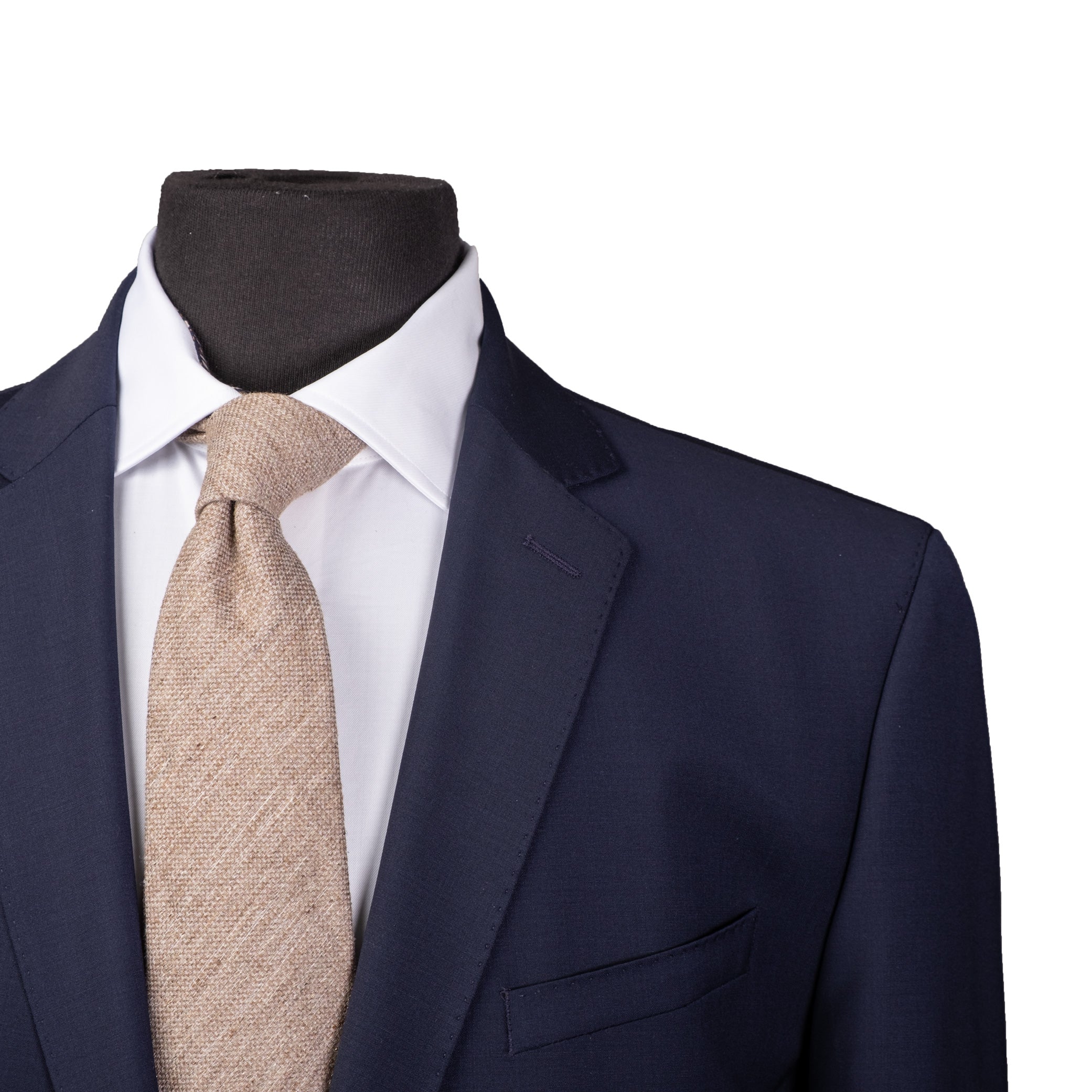 Navy blue tux on sale with champagne tie