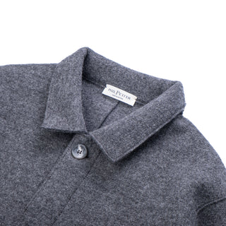 Phil Petter Charcoal Boiled Wool Work Shirt 2
