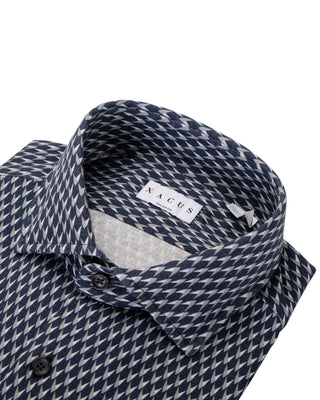 Xacus Navy Jersey Dress Shirt 2
