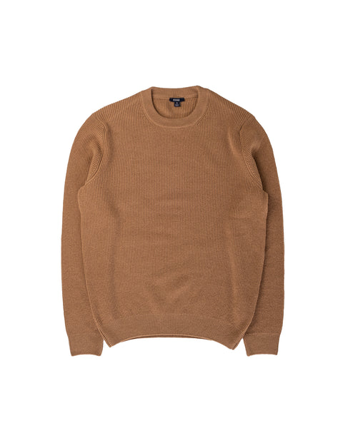 Benson Camel Crew Sweater 1