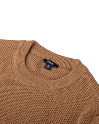 Benson Camel Crew Sweater 2