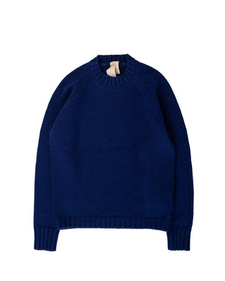 Ten C Blue Heavy Crew Neck Sweater 1