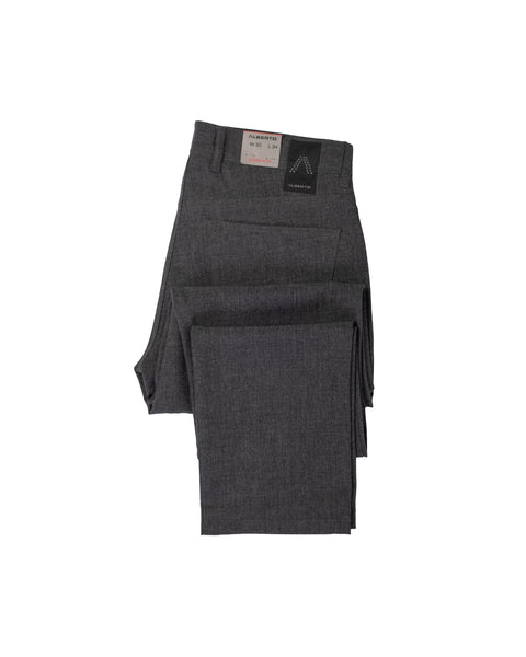 Alberto Dark Grey 5 Pocket Dress Pant 1