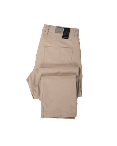 Beige 5 Pocket Dress Pant