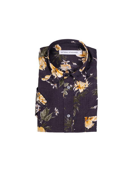 Big Flower Print Short Sleeve Shirt – Mr.Derk