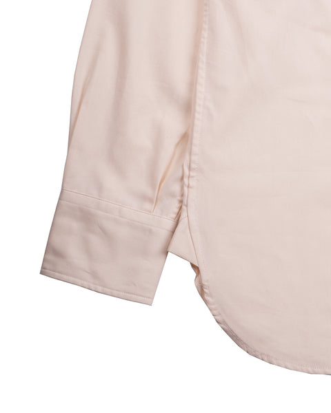 Drake's Ecru Pinpoint Oxford Cotton Cloth Button-Down Shirt 4