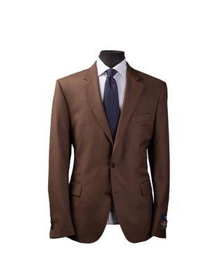 Empire Brown Wool Reno VBC Suit 1