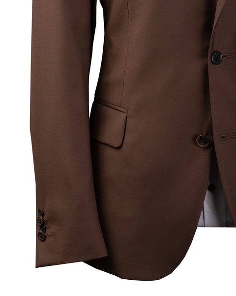 Empire Brown Wool Reno VBC Suit 4