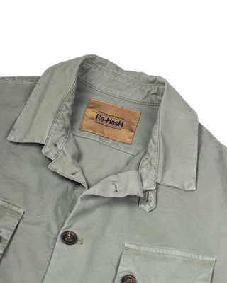Re-Hash Dyed Military Green Field Jacket 1