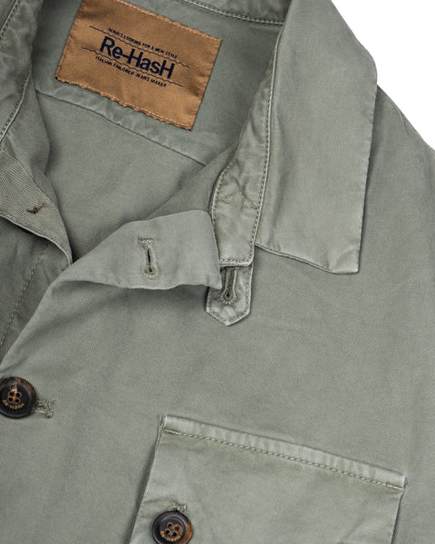 Re-Hash Dyed Military Green Field Jacket 4