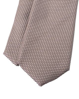 Gierre Milano Taupe Textured Tie 3