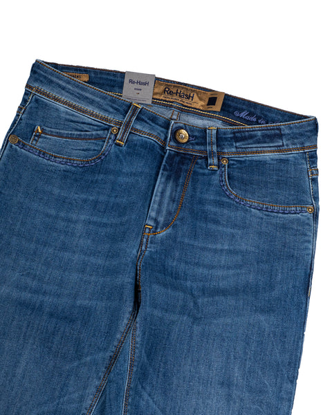 Re-Hash Rubens Stretch Cotton Light Blue Jeans 5