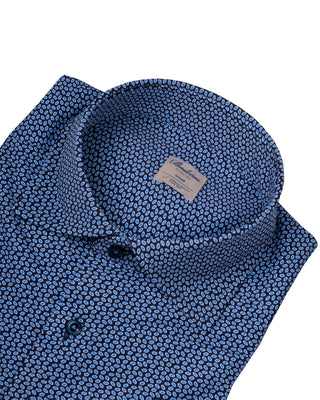 Stenstroms Stretch Blue Pattern Dress Shirt 2