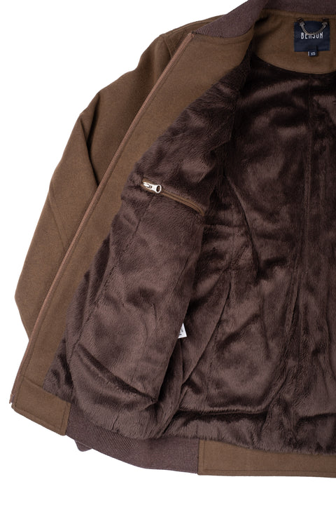 Benson Brown Sherpa Lined Bomber 6