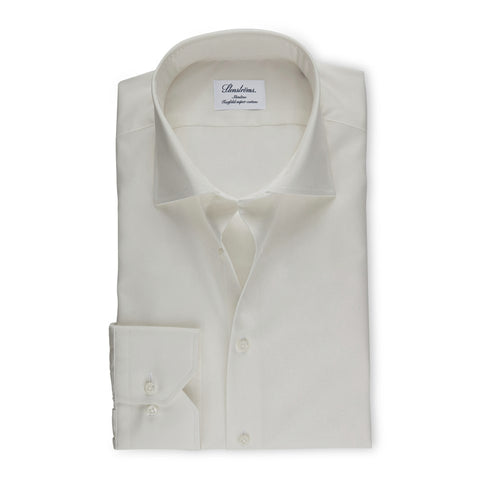 Ivory Twill Dress Shirt Mr.Derk Ivory Twill Dress Shirt Mr.Derk