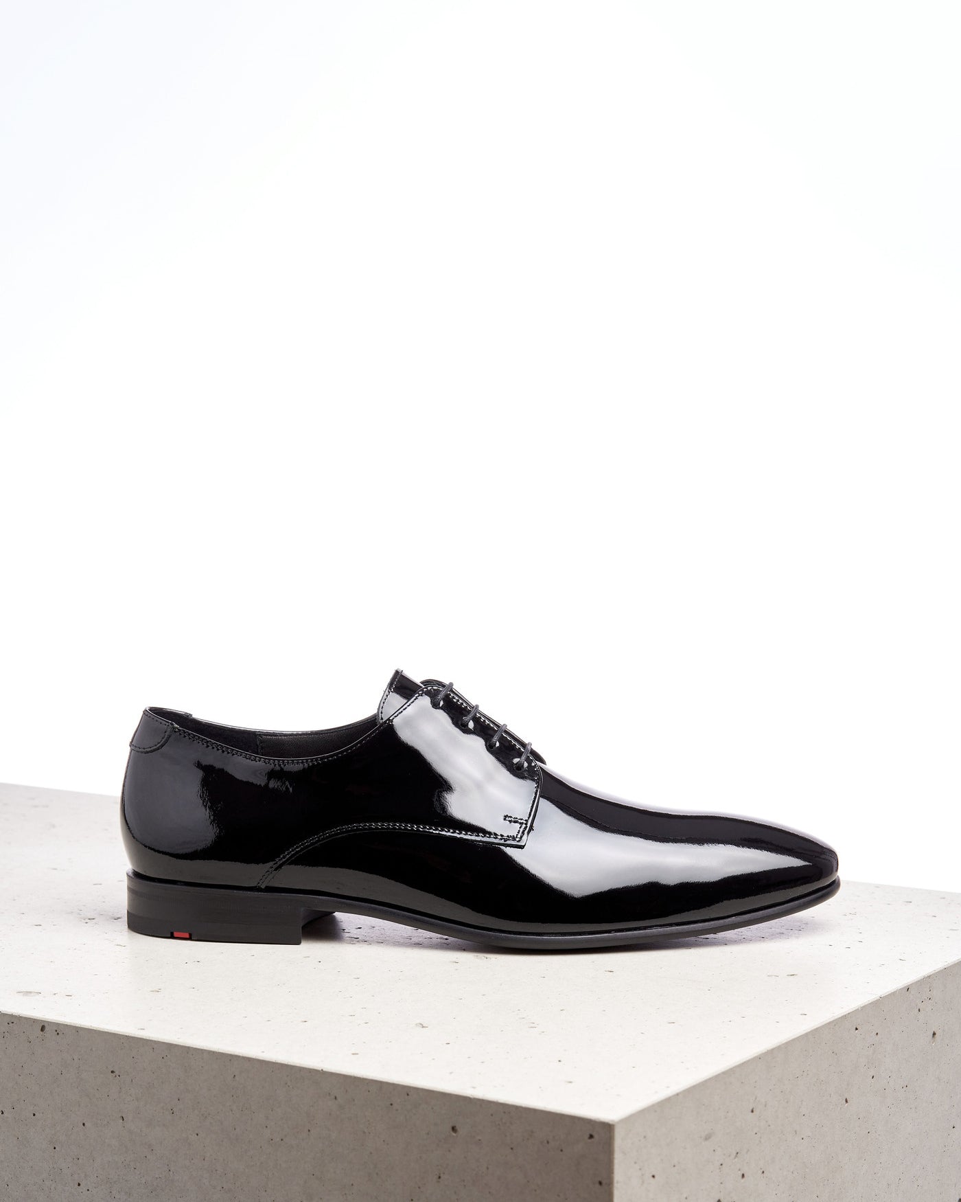 【GRANCY】l Plate Leather Shoes Lloyd Jerez Patent Black Leather Shoe – Mr.Derk