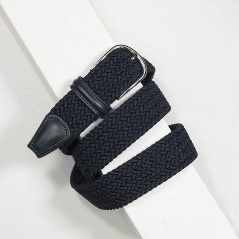 Navy Nylon Woven Belt - Mr. Derk Apparel Ltd.