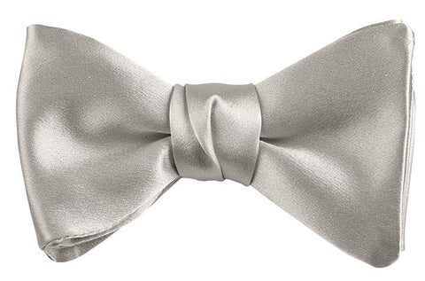 Dion Solid Silk Pre-Tied Bow Tie 11