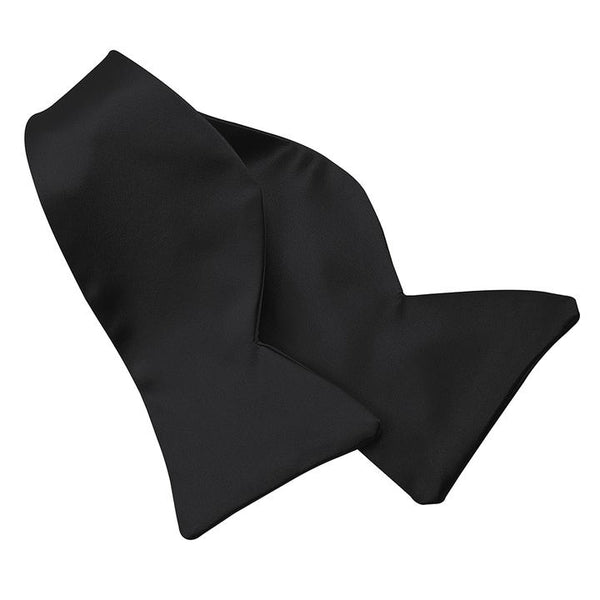 Solid Silk Self Tie Bow Tie