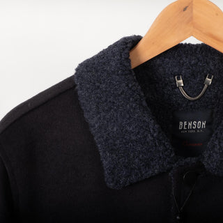 Benson Navy Sherpa Jacket 2