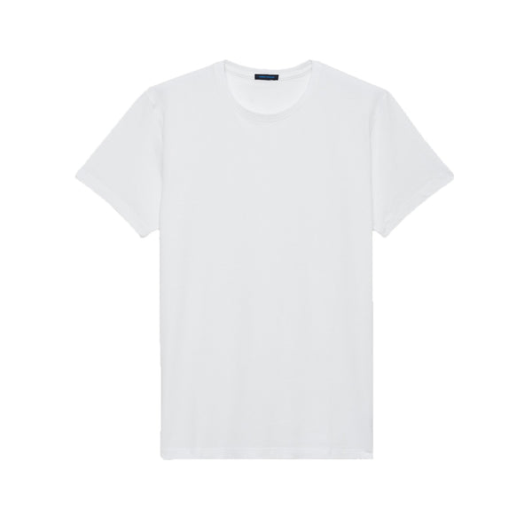 Essential Crew White Pima Tee
