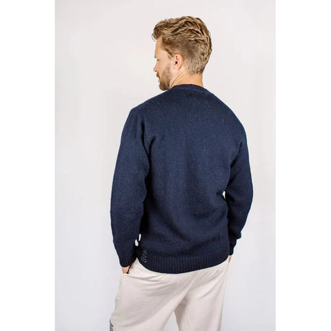 Peregrine Navy Maker's Stitch Sweater 3